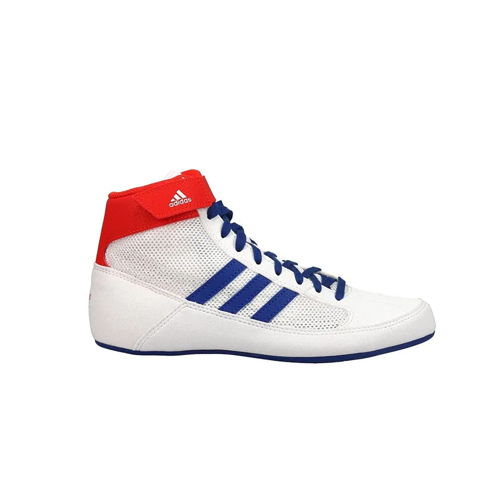 Детские боксерские кроссовки для мальчиков с шнуровкой HVC Adidas, Royal — фото 2