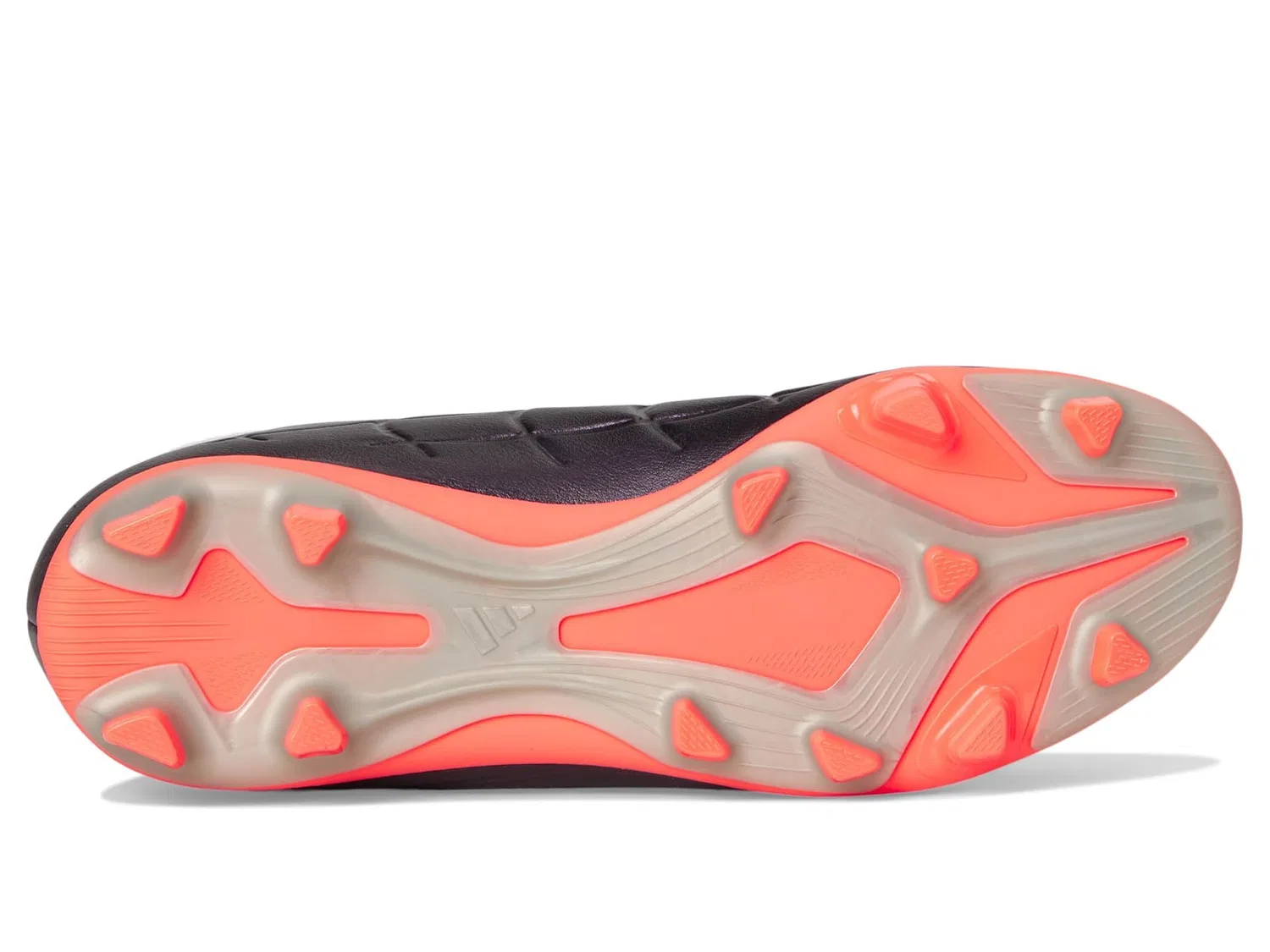 Детские футбольные бутсы с синтетической кожи Copa Pure II Club Flexible Ground Adidas, Aurora Black Platinum Metallic Turbo — фото 3