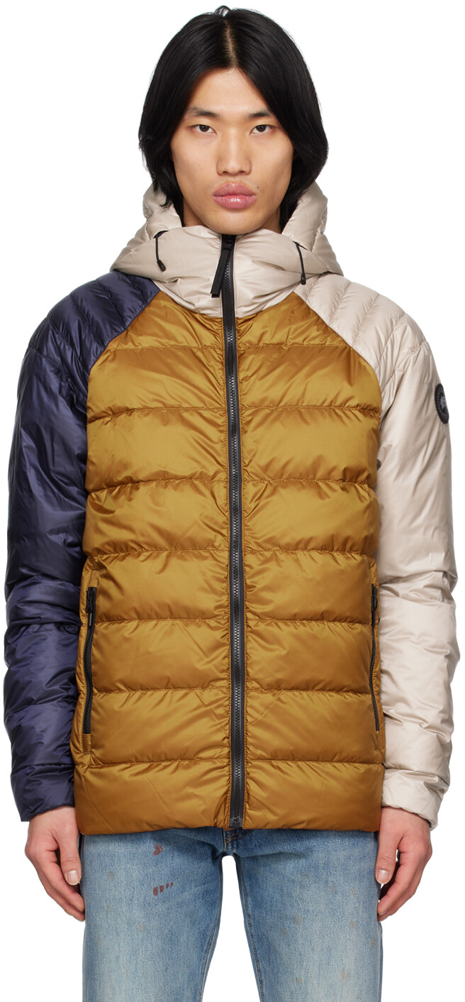 

Сине-коричневый двусторонний пуховик Black Label Legacy Canada Goose