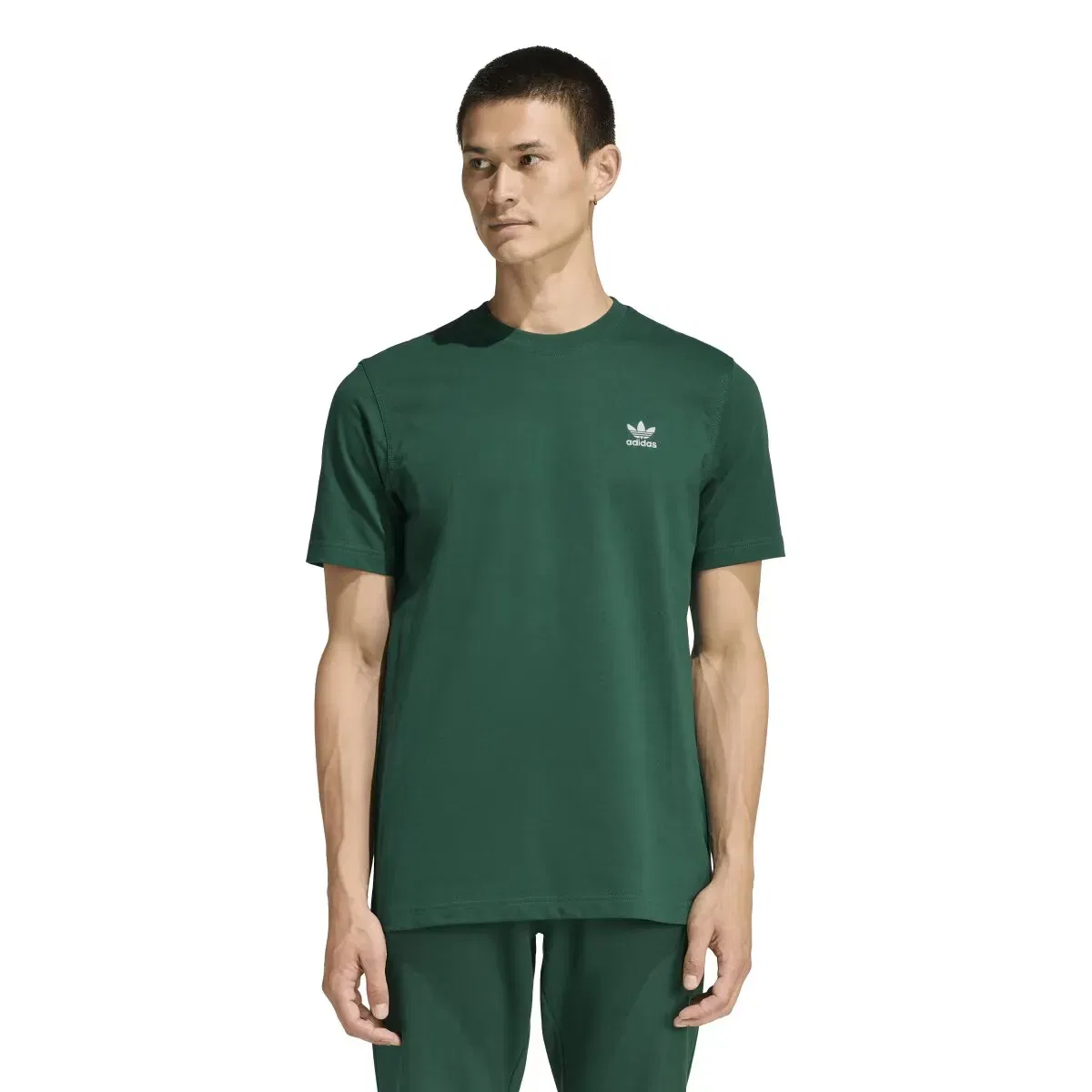 Мужская футболка Trefoil Essentials adidas, Verde