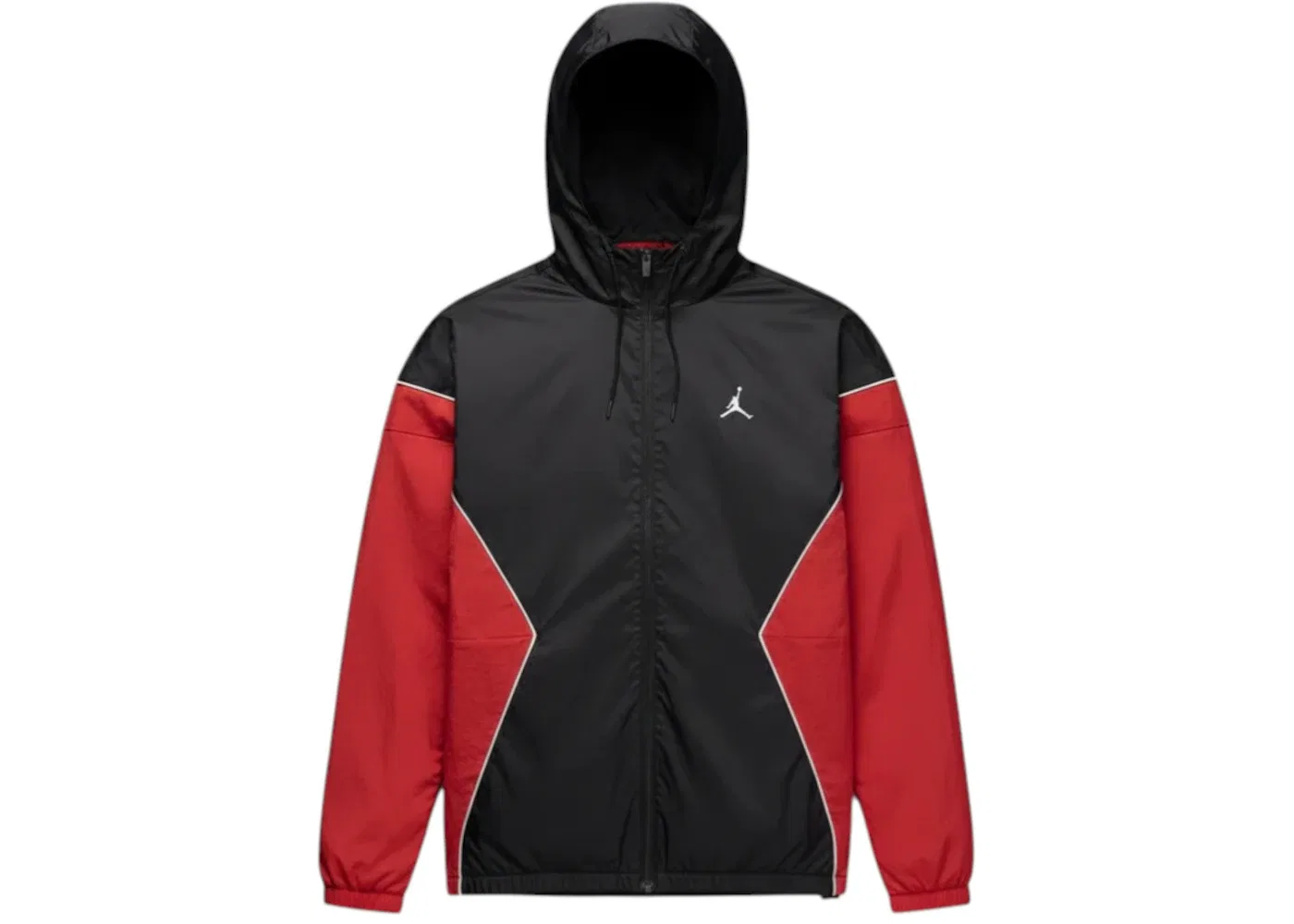 Мужская куртка с капюшоном Jordan Brooklyn Hooded Draft Jacket, Black/Gym Red/White/White
