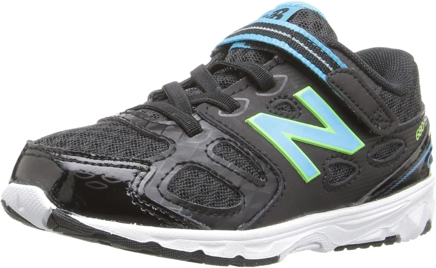 Детские кроссовки для девочек KA680 New Balance, Black/Blue/Green