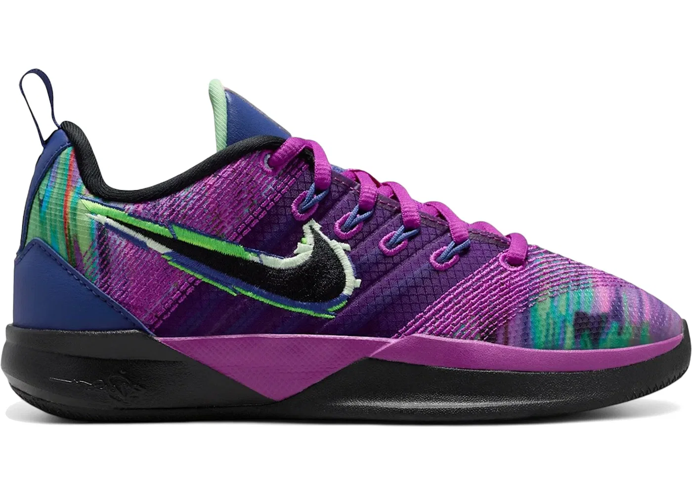 Детские кроссовки для баскетбола Nike Sabrina 3 Nike, Vivid Purple/Black/Deep Night/Vapor Green