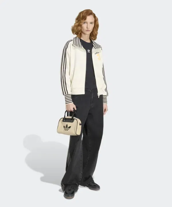 Тренировочная куртка, полосатая, Beckenbauer Adidas, белый — фото 4