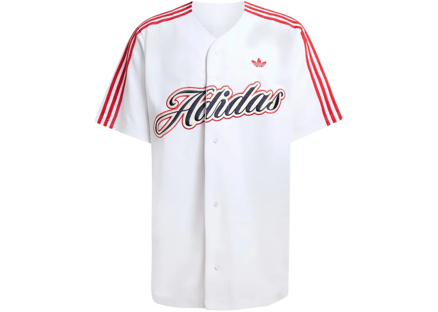 Мужская джерси-футболка с длинным рукавом Adidas League Varsity Jersey, White/Better Scarlet