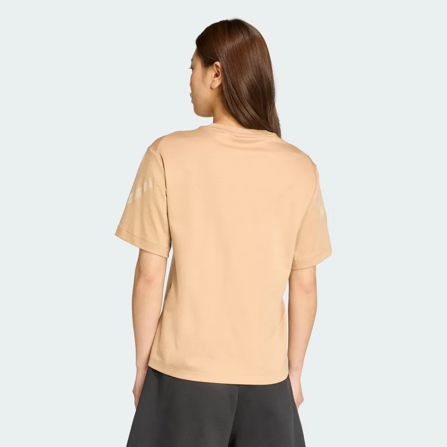 Футболка из хлопка с принтом Z.n.e. Tee adidas, Белый — фото 2