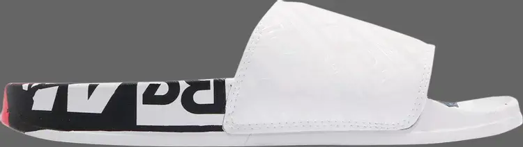 

Кроссовки blackeyepatch x classic slide 'white' Reebok, белый
