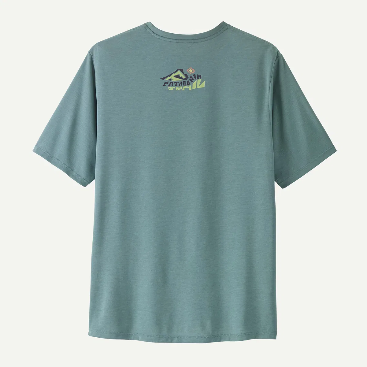 Мужская футболка с принтом Capilene Cool Trailcheck Daily Shirt Patagonia, Blue Sage/Light Blue Sage X-Dye — фото 3