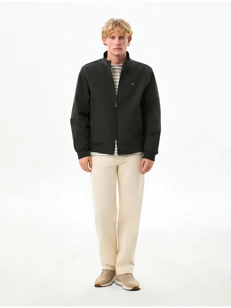 Куртка Harrington с двусторонней застежкой TOMMY HILFIGER, Black — фото 2