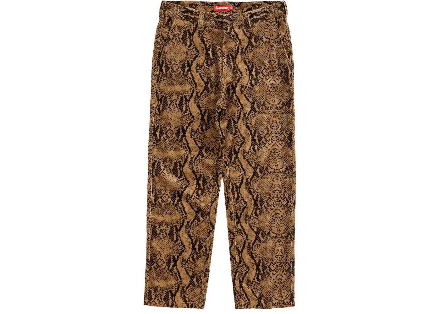 Мужские брюки из вельвета Supreme Corduroy Flight Pant, Snakeskin