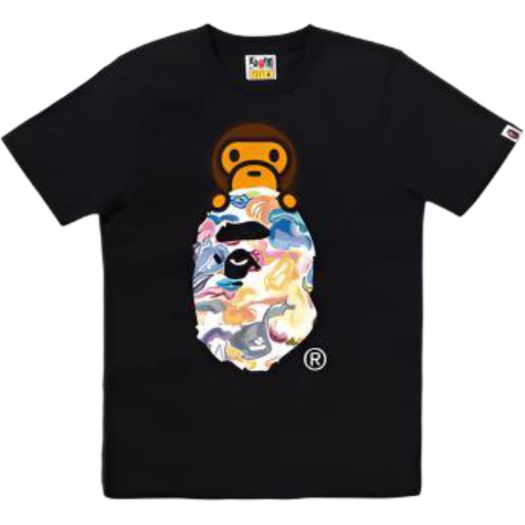 

Футболка ART CAMO женская A BATHING APE, черный