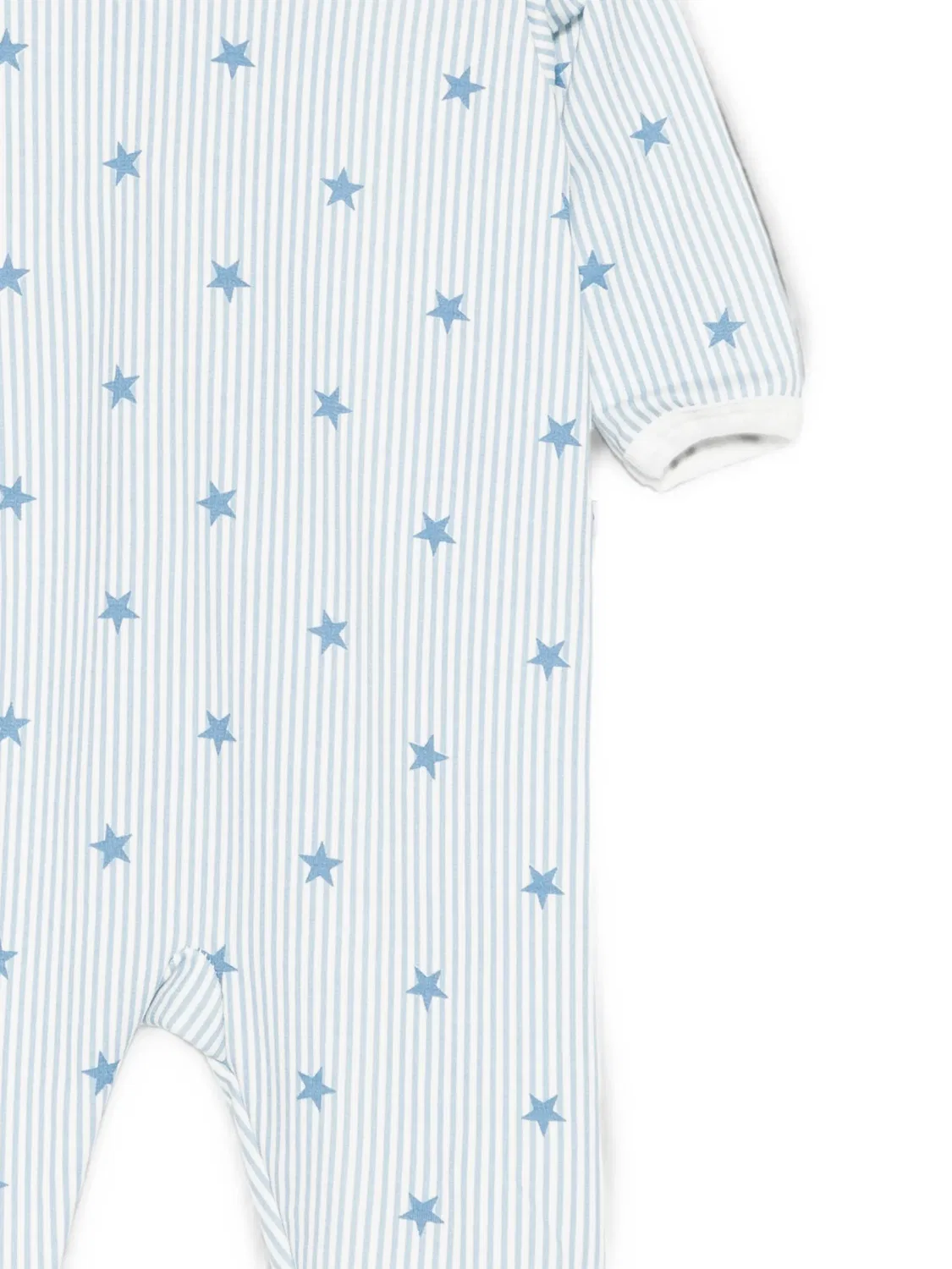 Пижама в полоску с принтом Petit Bateau, белый — фото 3