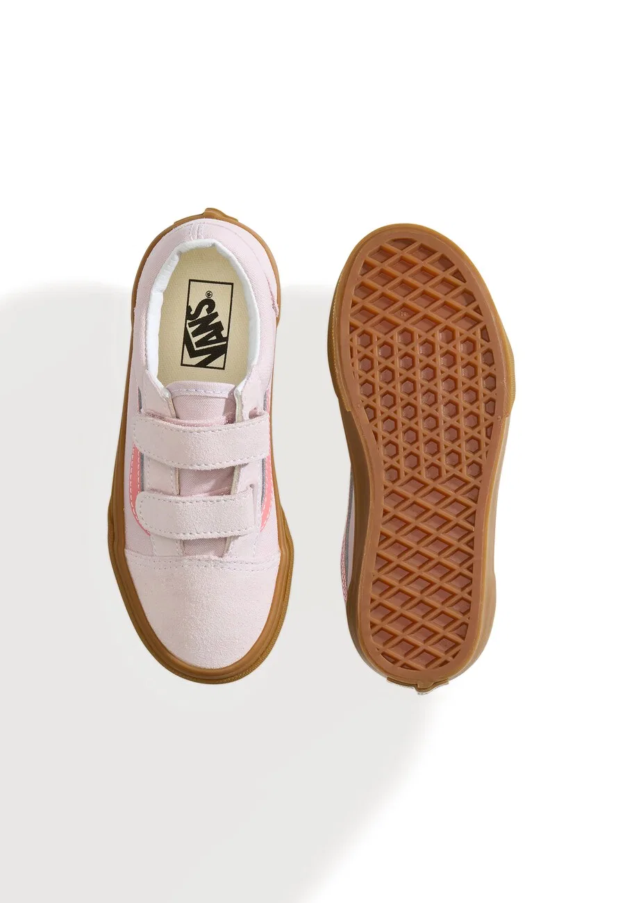 Кроссовки VANS 'Old Skool Hook and Loop' белого цвета — фото 3