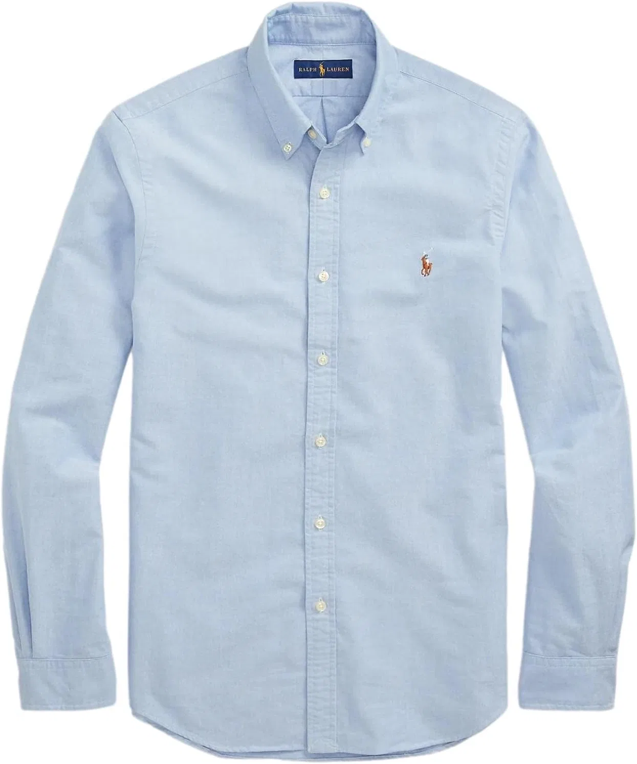Мужская классическая рубашка с принтом Polo Ralph Lauren, Ralph Lauren Bsr Blue