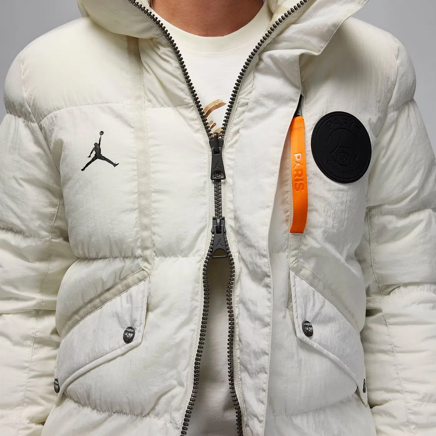 Парка с длинным рукавом Air Jordan, бежевый