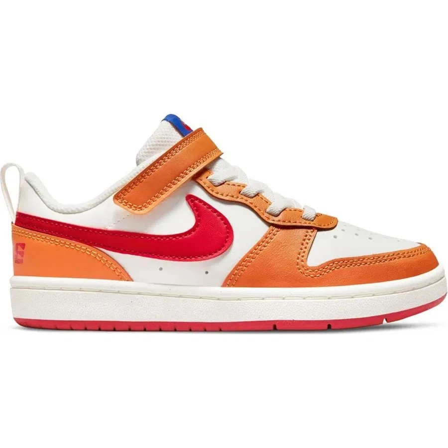 Кроссовки повседневные с кожаным верхом Court Borough Low 2 Leather Sneaker Nike, Оранжевый