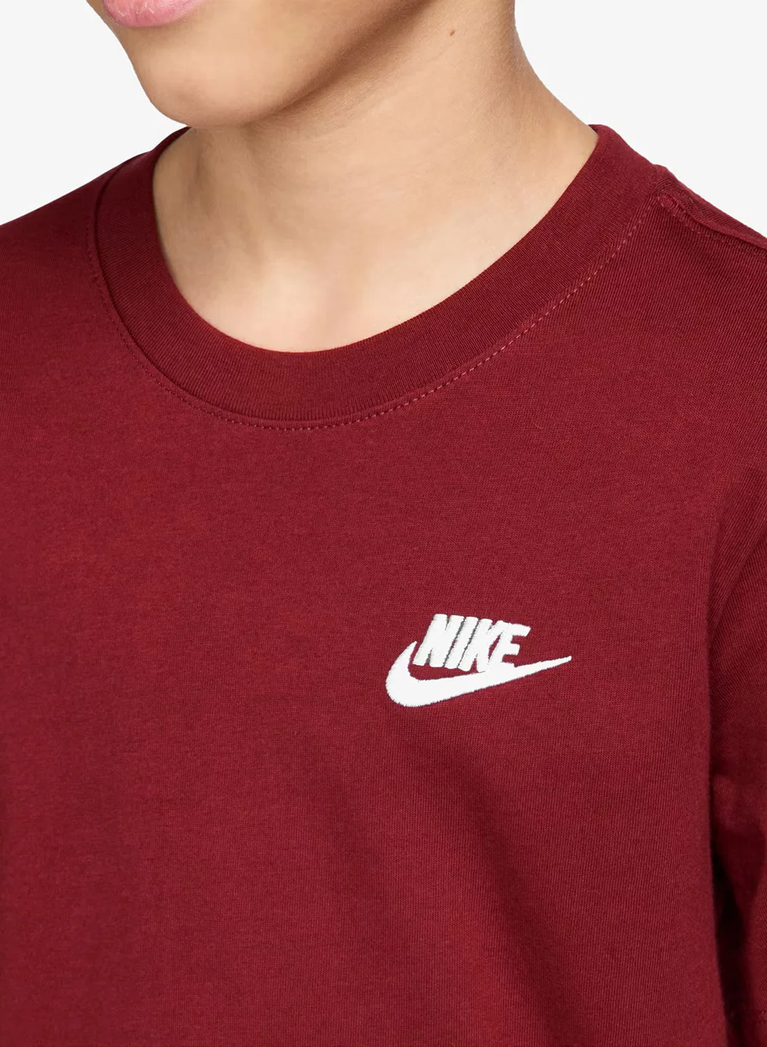 Футболка с вышитым логотипом Futura Nike, красный — фото 3