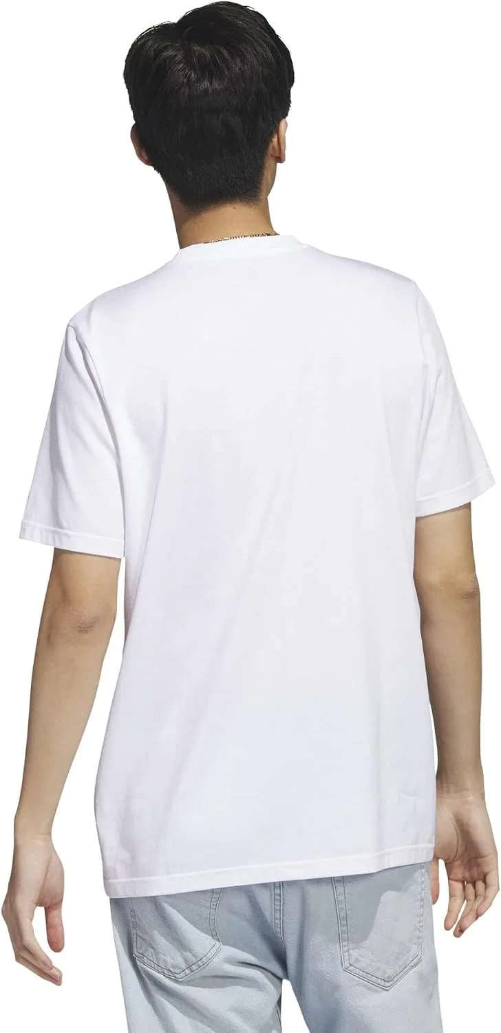 Мужская футболка с логотипом Optimist Sport adidas, White — фото 2