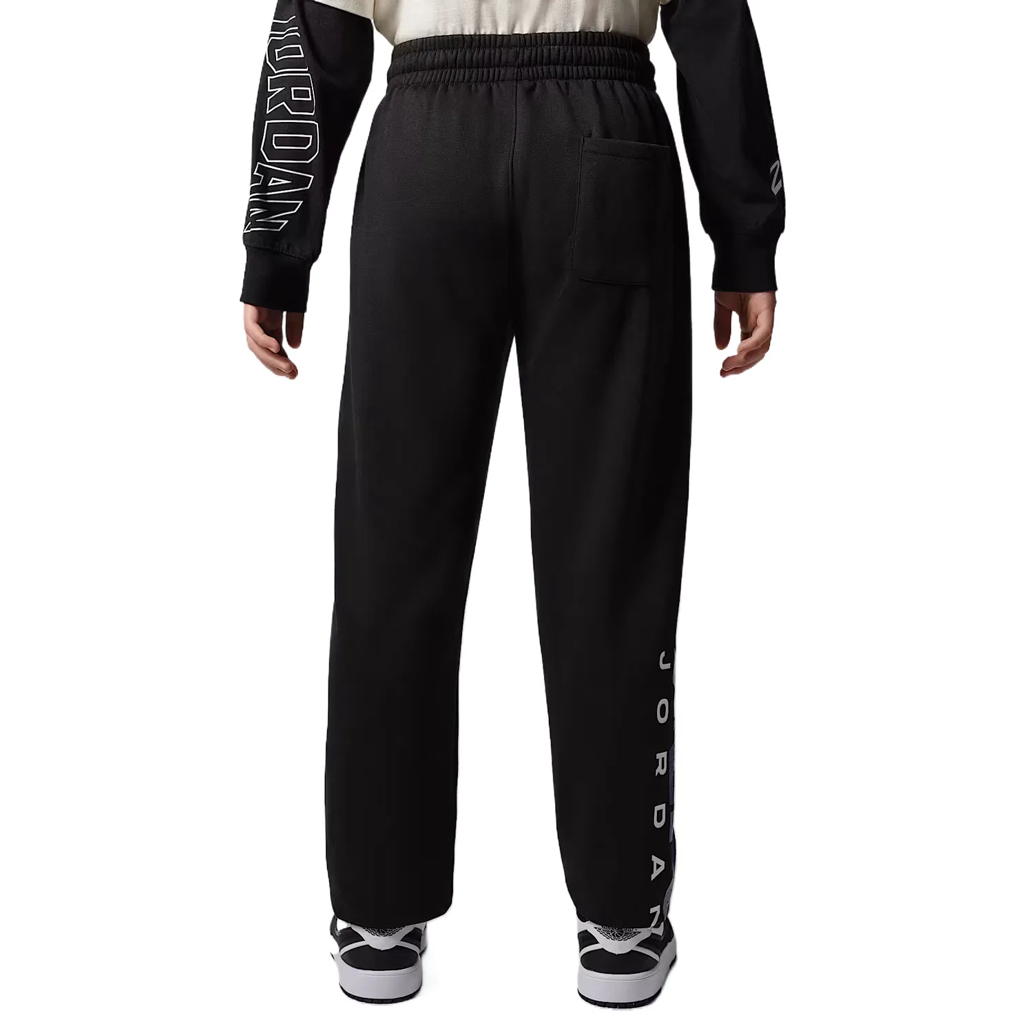 Детские трикотажные штаны с умеренной эластичностью Jordan Kids, Black — фото 3
