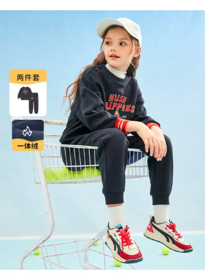 Комплект детской спортивной одежды с начесом худи и штаны Hush Puppies