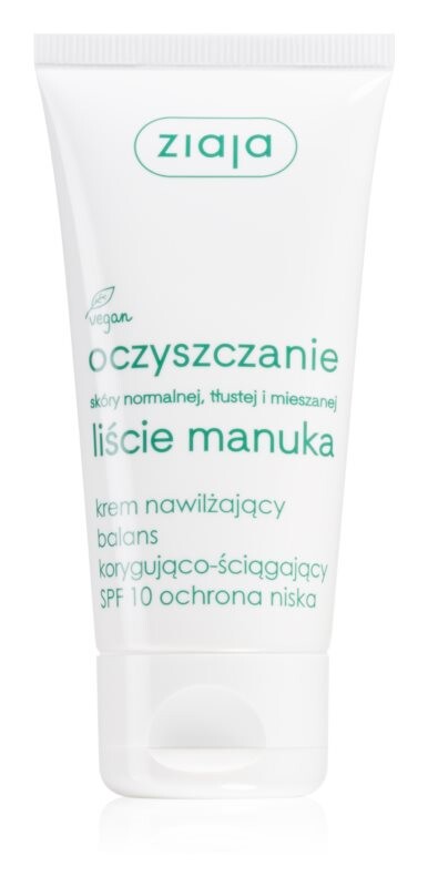 

Корректирующий и вяжущий баланс увлажняющий крем Ziaja Liście Manuka