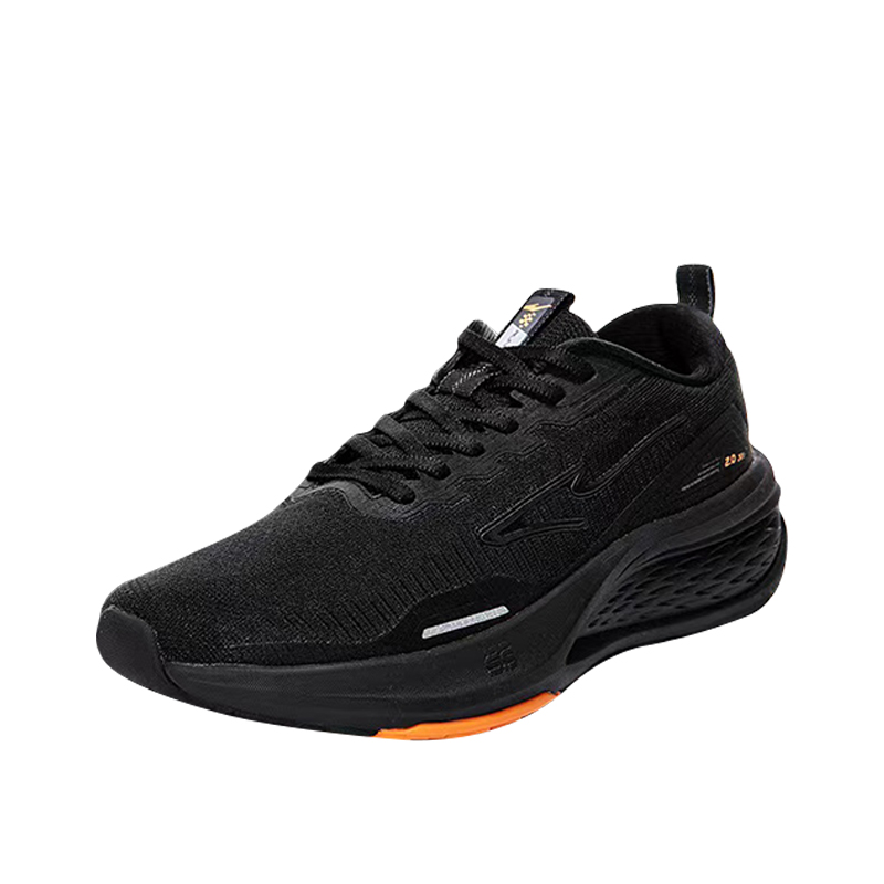 Кроссовки Bullets Low-Top Running Shoes Men's Jet Black Erke, Jet Black/Mandarin Orange — фото 3