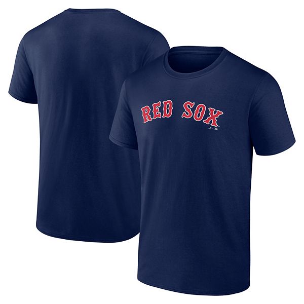 

Мужская футболка Boston Red Sox с логотипом и надписью в спортивном стиле, цвет navy Unbranded