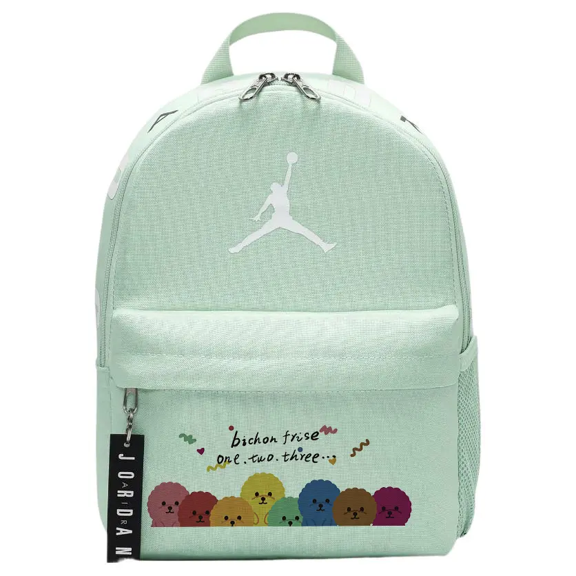 

Jordan Полиэстеровый рюкзак унисекс зеленый, Puppy Pack 1