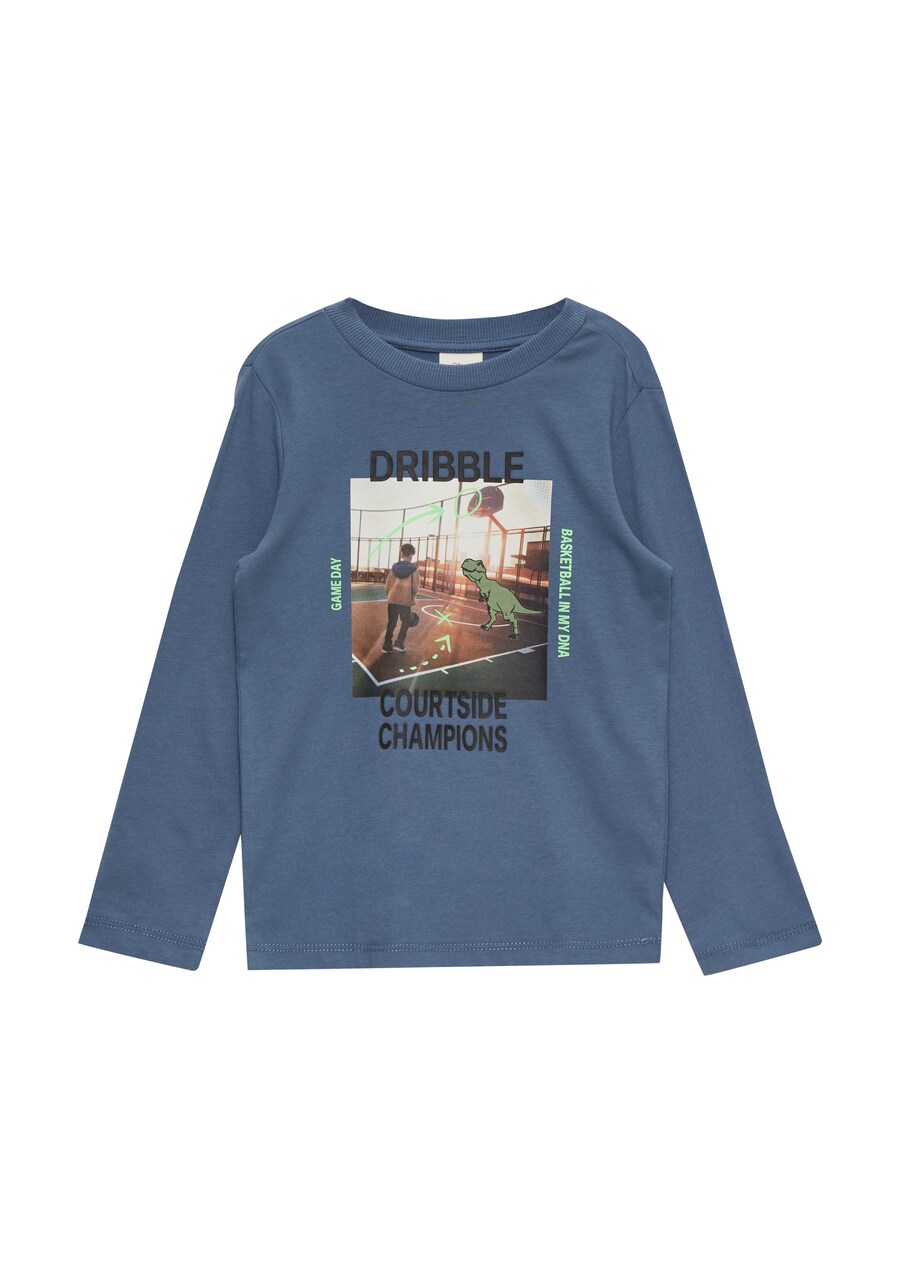 

Лонгслив s.Oliver Shirt, синий