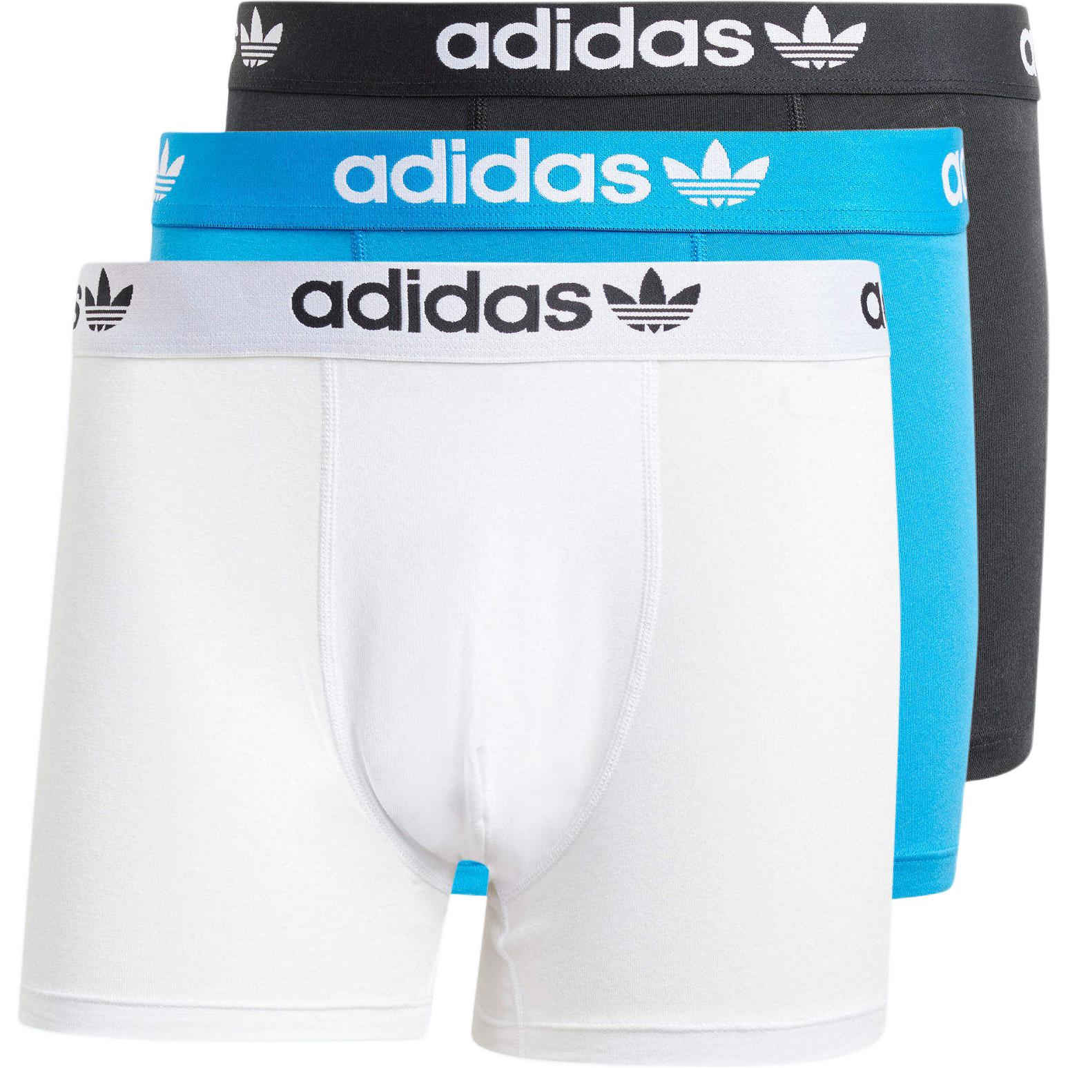 

Трусы Comfort Fle Adidas Originals, 3 шт (белый+синий+черный)