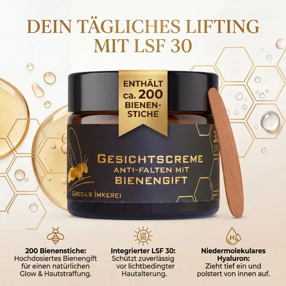 Крем для лица SPF30 ‎GREGA´S IMKEREI Антивозрастной с пчелиным ядом и от Gregas — фото 2