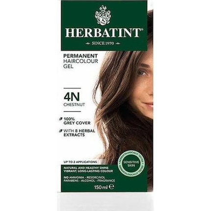 

Стойкий гель-краситель для волос 4n Каштан Herbatint