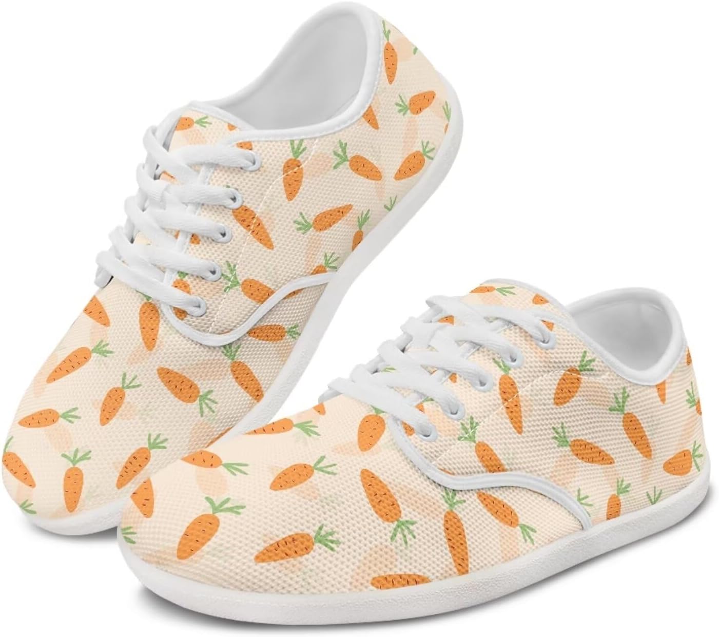 

Женские кроссовки-лоферы с ушками кролика, шнуровка, низкие, для бега, ходьбы и вождения Ecaestolph, оранжевый