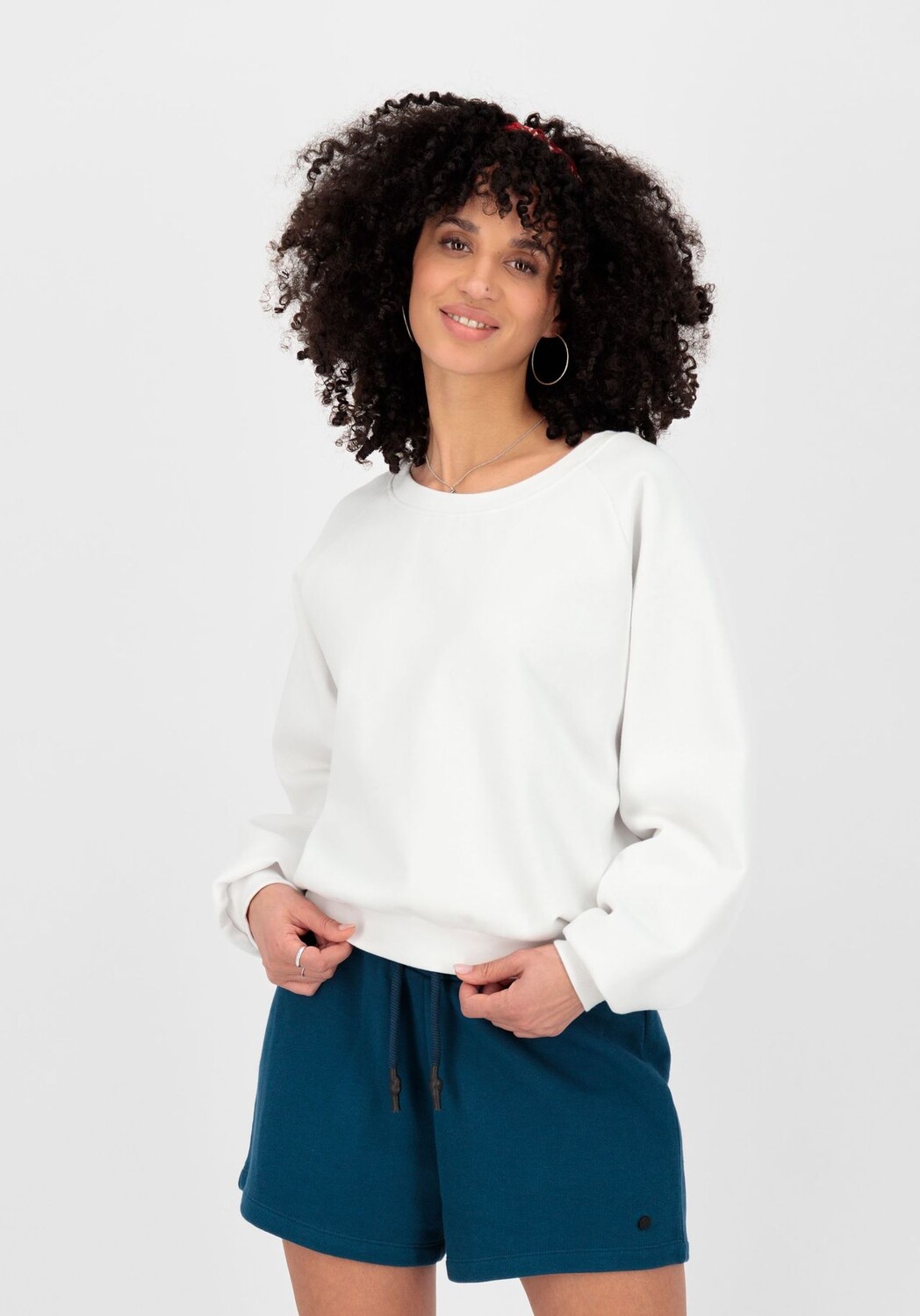 

TeonaAK Толстовка оверсайз ALIFE AND KICKIN, цвет Brilliant White
