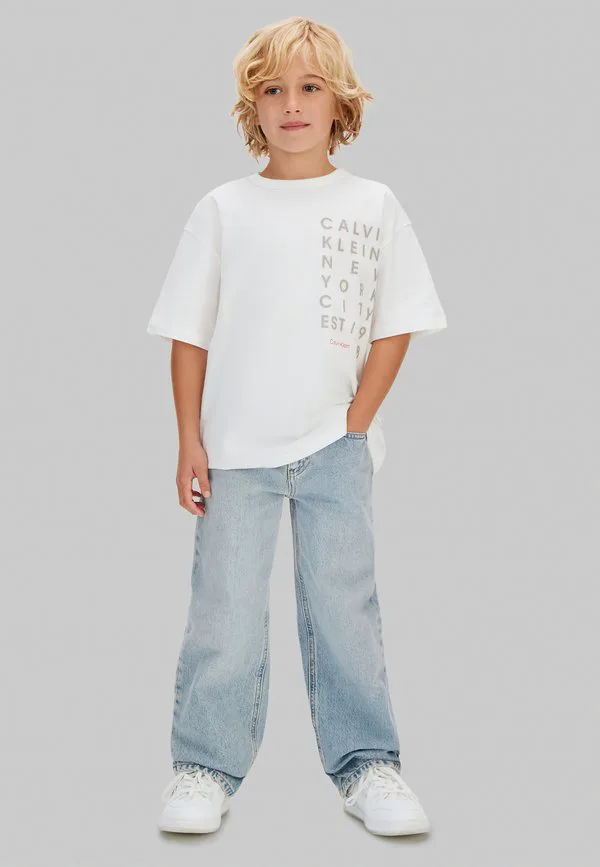Футболка с логотипом Calvin Klein Jeans, White