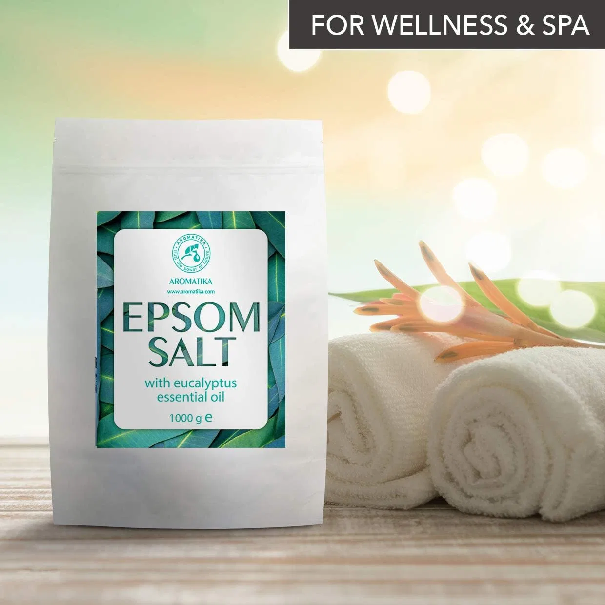 Соль для ванн Epsom & Eucalyptus 3 кг Aromatika Trust The Power Of Nature — фото 3