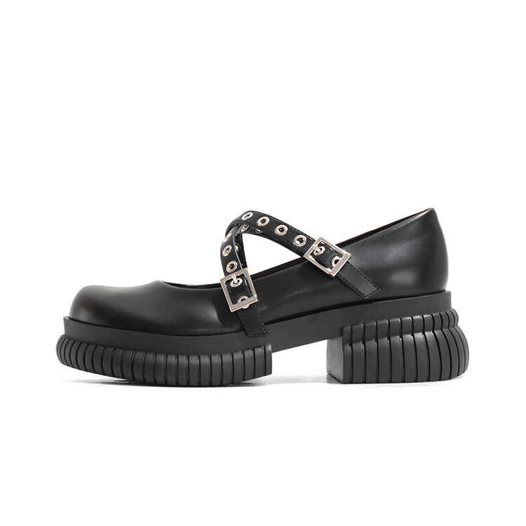 

Туфли Мэри Джейн женские черный Old Meow