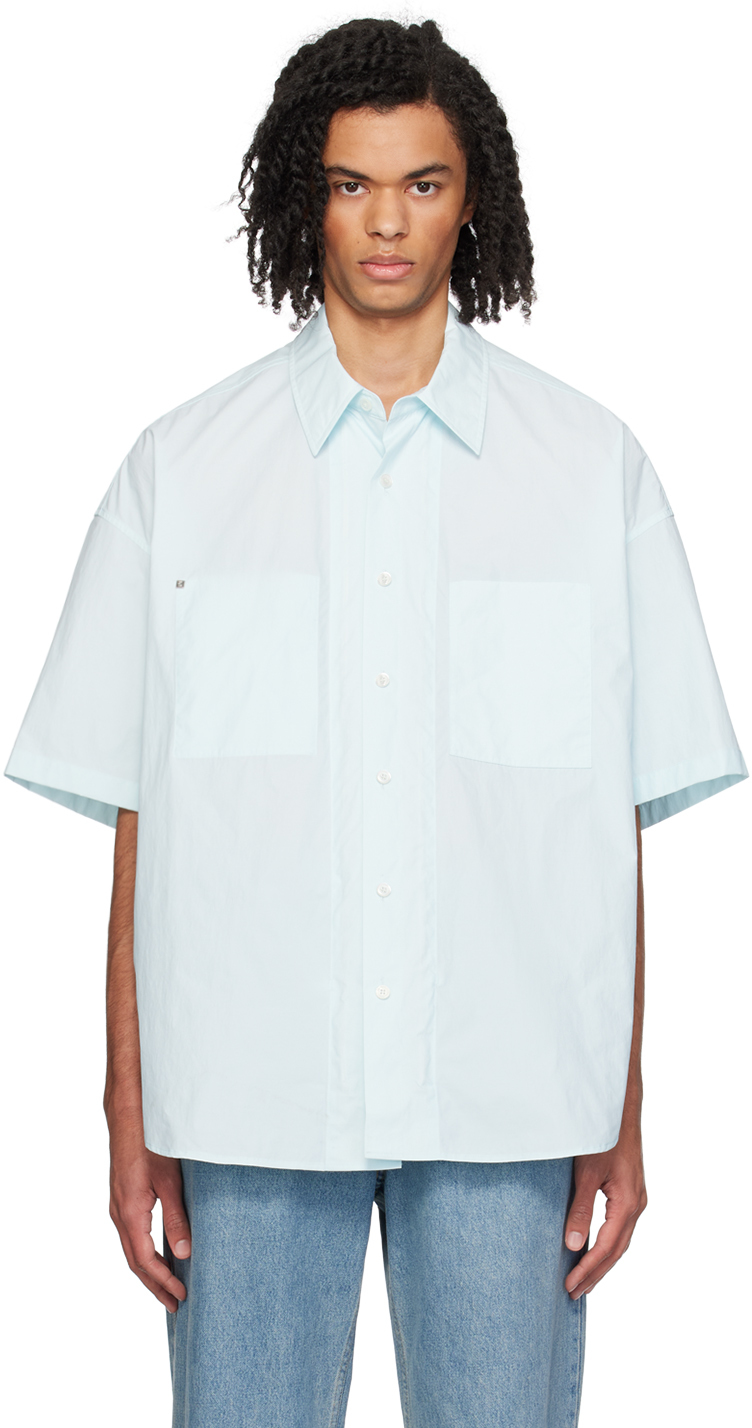 

Карманная рубашка WOOYOUNGMI, синий