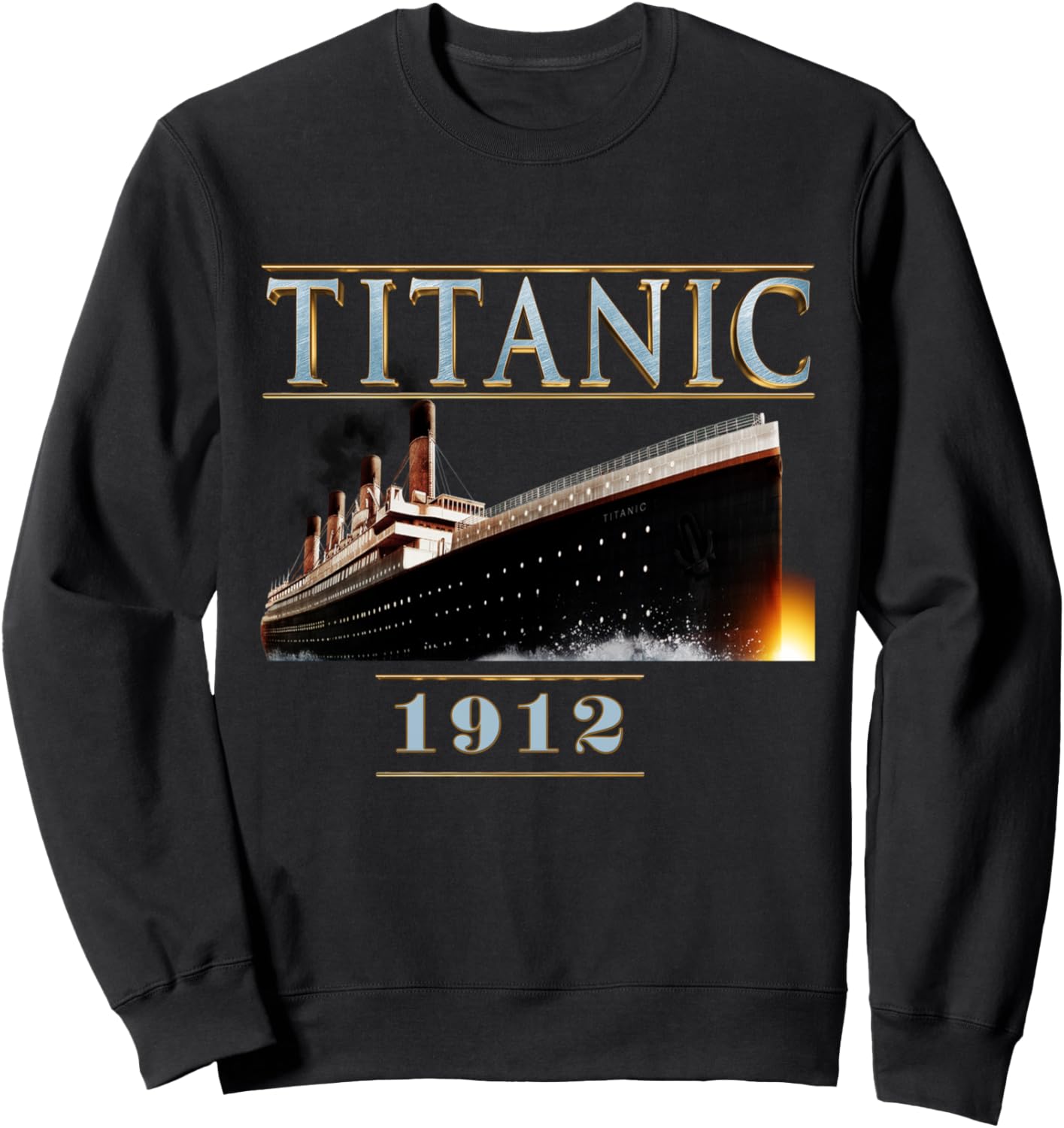 

Толстовка с символикой Титаник из коллекции Voyage RMS Titanic 1912, черная Titanic 1912 Gift Shirts, Черный, Толстовка с символикой Титаник из коллекции Voyage RMS Titanic 1912, черная Titanic 1912 Gift Shirts