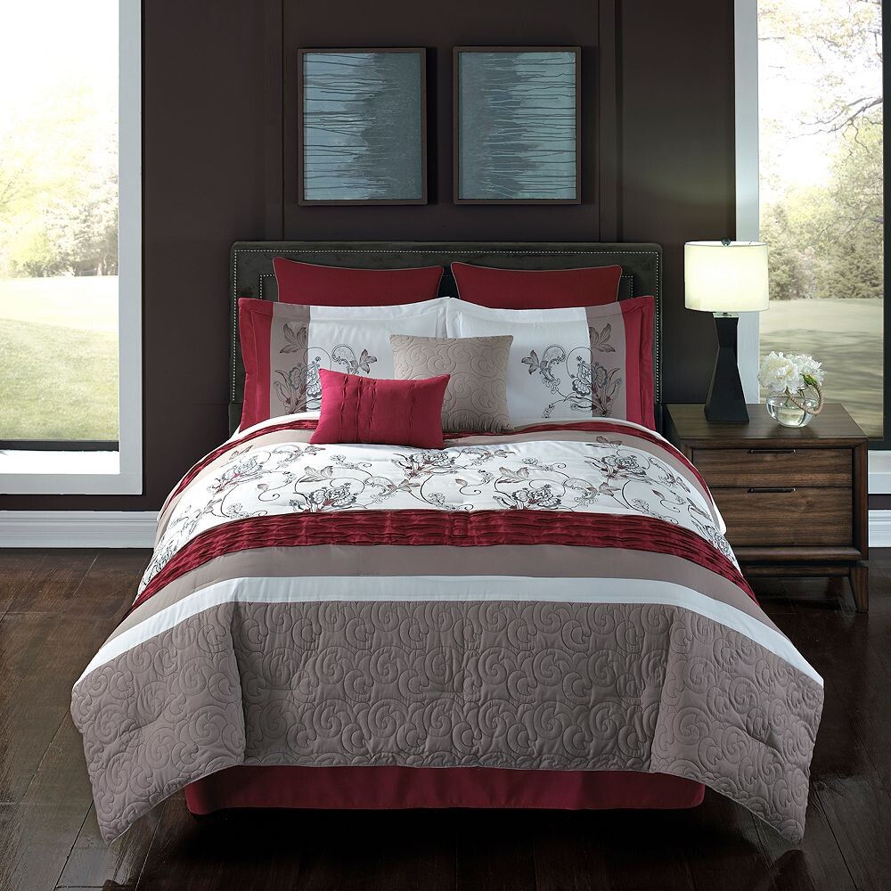 

Комплект одеял Riverbrook Home Ellie из 8 предметов, цвет Red/Tan