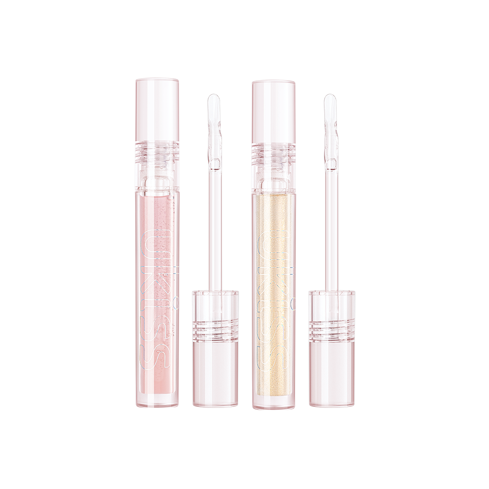 

Звездный замороженный дробленый лед блеск для губ масло и помада глянцевый легко растушевывается натуральный глянцевый блеск для губ 2мл*2 UKISS