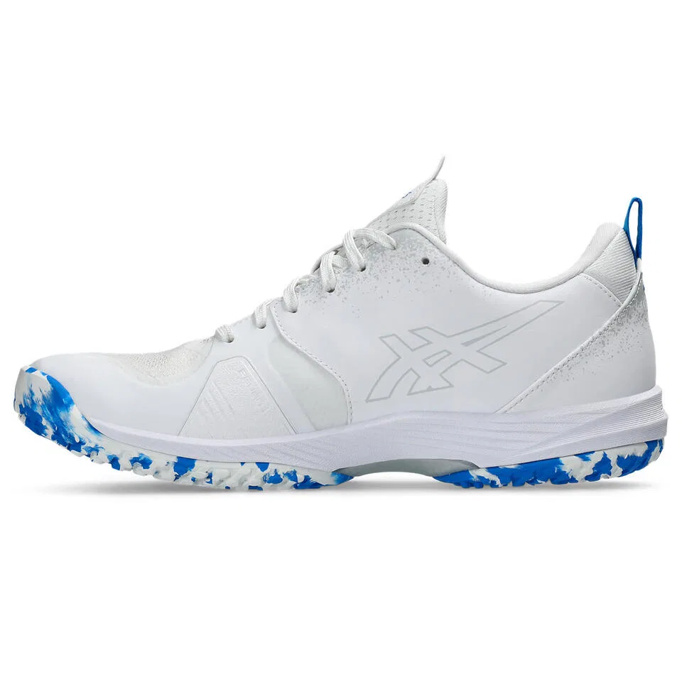 Теннисные кроссовки «Prestigelyte 5 OC» от ASICS, White/Electric Blue — фото 4