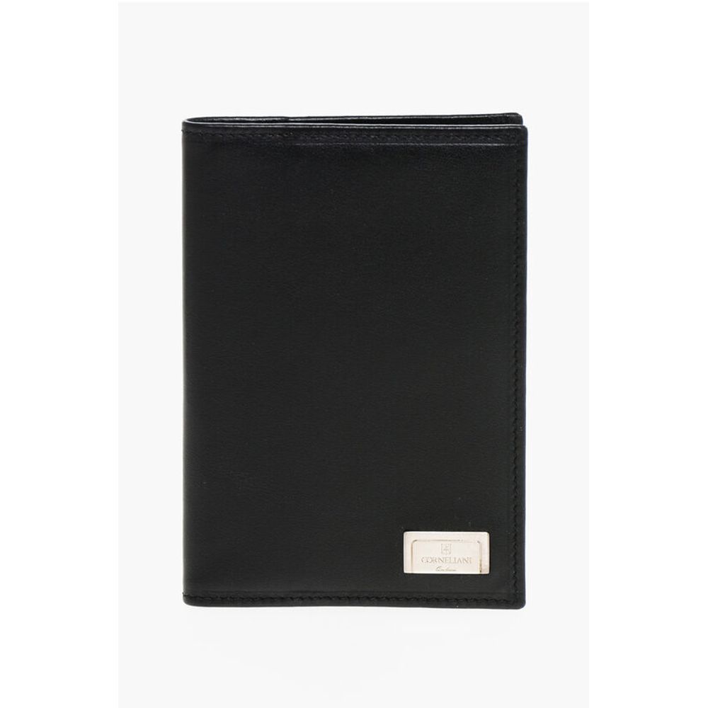 

Кожаный складной кошелек Corneliani, черный