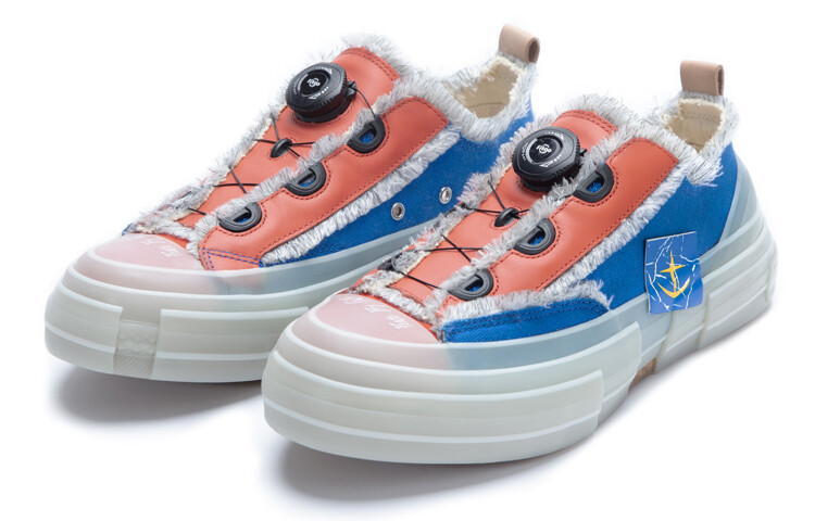 Кроссовки для скейтбординга Unisex Low-top Fusion Фиолетовый/Черный Xvessel — фото 2