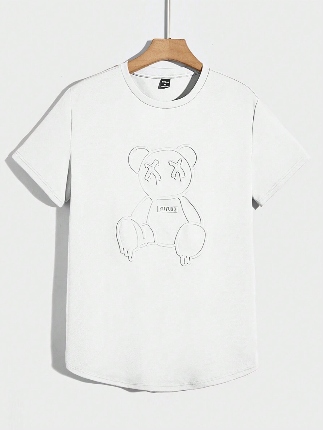 

Футболка вязаная мужская Manfinity Hypemode с короткими рукавами, белый