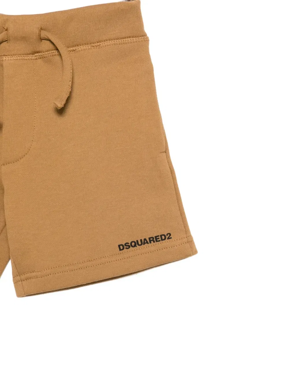 Шорты с кулиской Dsquared2 Kids, коричневый — фото 3