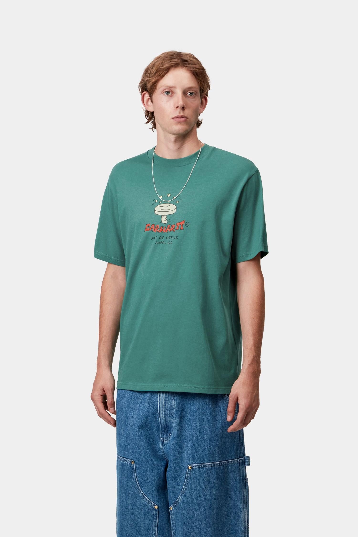 

Футболка Work Life Romance Carhartt, зеленый