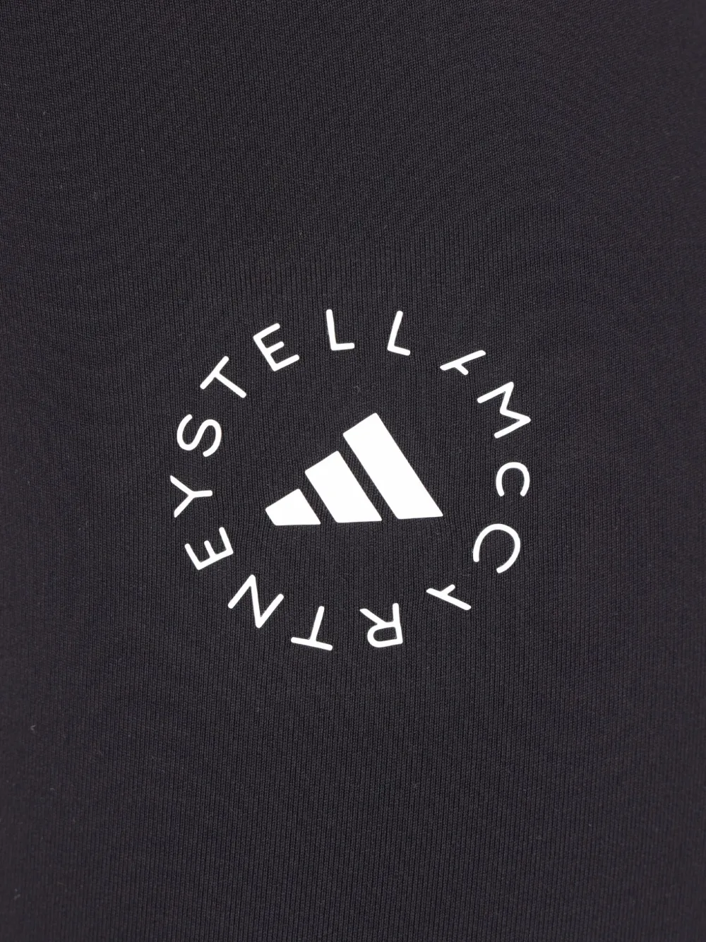 Шорты с высокой талией, украшенные логотипом Adidas by Stella McCartney, черный — фото 4