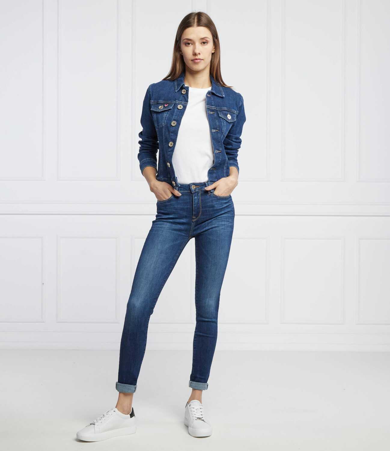 Джинсы Tommy Hilfiger Como Skinny fit, темно-синий — фото 2