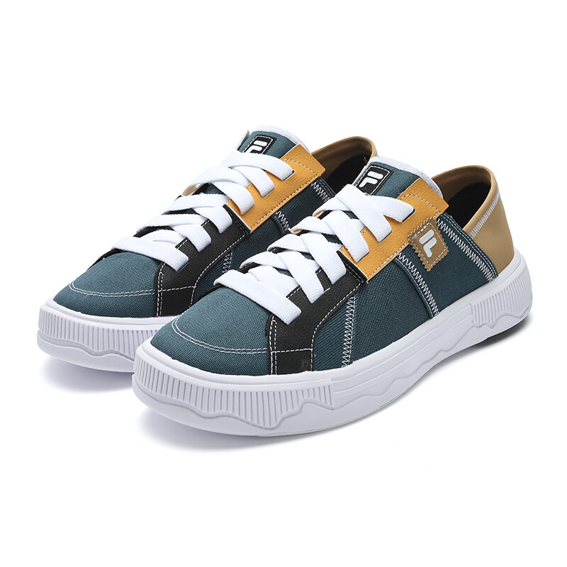 Кроссовки FILA FUSION POP 3 SE Skateboarding Shoes Men Low-top Stargazer Blue/Harbour Green, цвет Jasper — фото 3